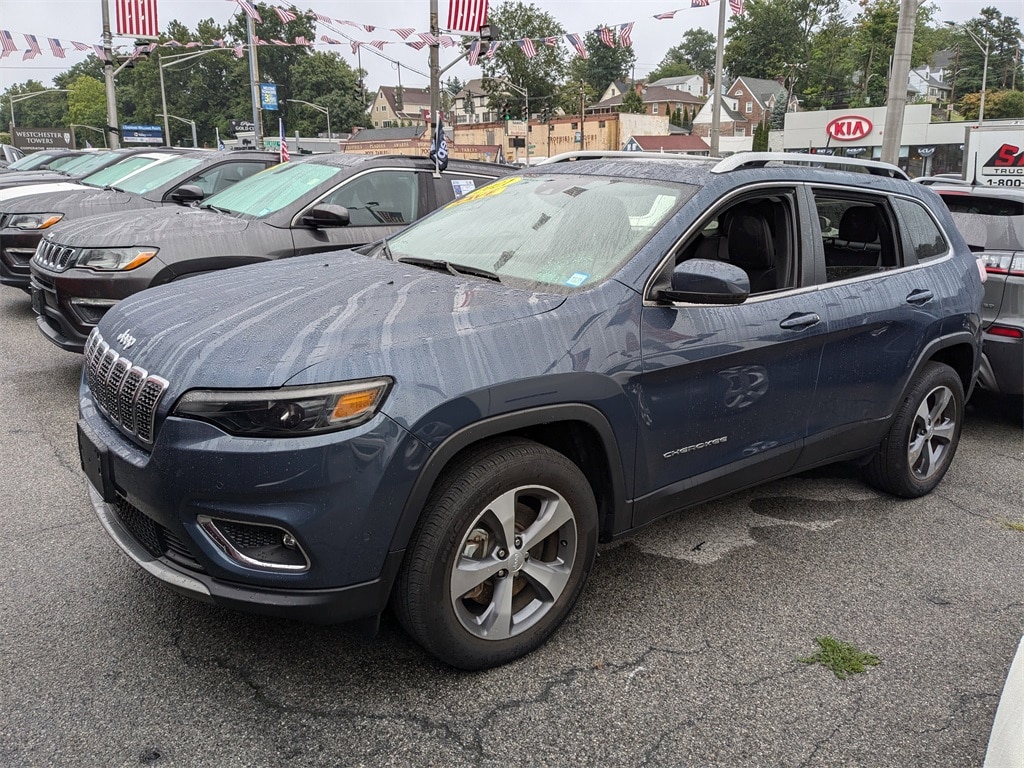 Used 2021 Jeep Cherokee Limited with VIN 1C4PJMDXXMD213403 for sale in Cranston, RI