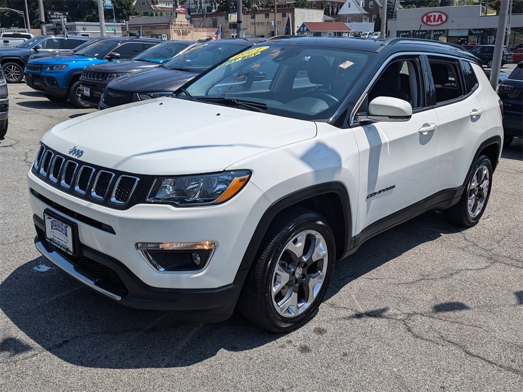 Used 2021 Jeep Compass Limited with VIN 3C4NJDCB3MT558554 for sale in Cranston, RI