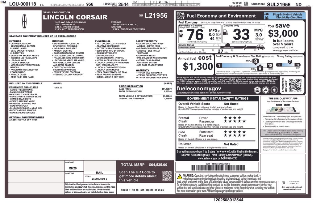 2025 Lincoln Corsair Grand Touring - Photo 31