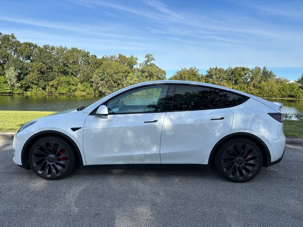 Used 2021 Tesla Model Y Performance with VIN 5YJYGDEF3MF295105 for sale in Northfield, Minnesota