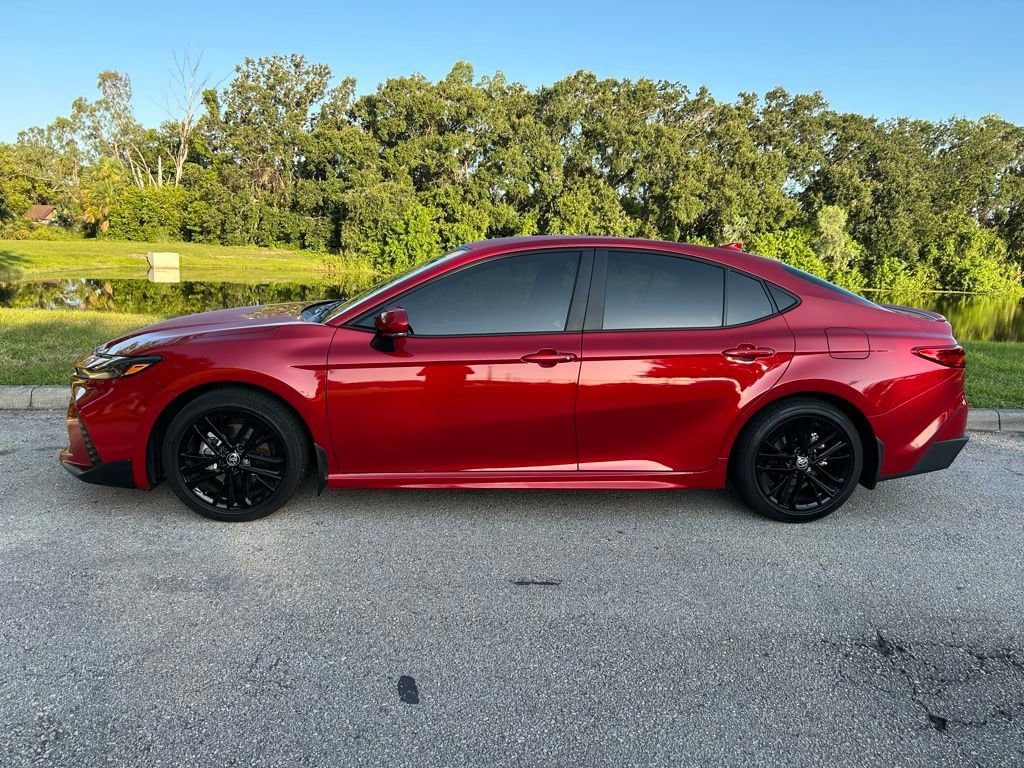 Certified 2025 Toyota Camry SE with VIN 4T1DAACKXSU099631 for sale in Orlando, FL