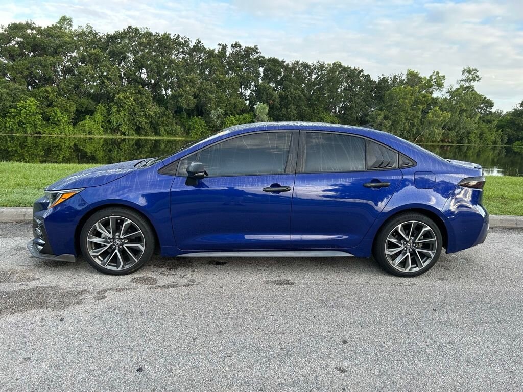 Used 2021 Toyota Corolla SE with VIN 5YFM4MCE1MP072745 for sale in Orlando, FL