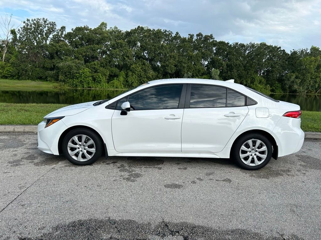 Certified 2025 Toyota Corolla LE with VIN 5YFB4MDE8SP250220 for sale in Orlando, FL