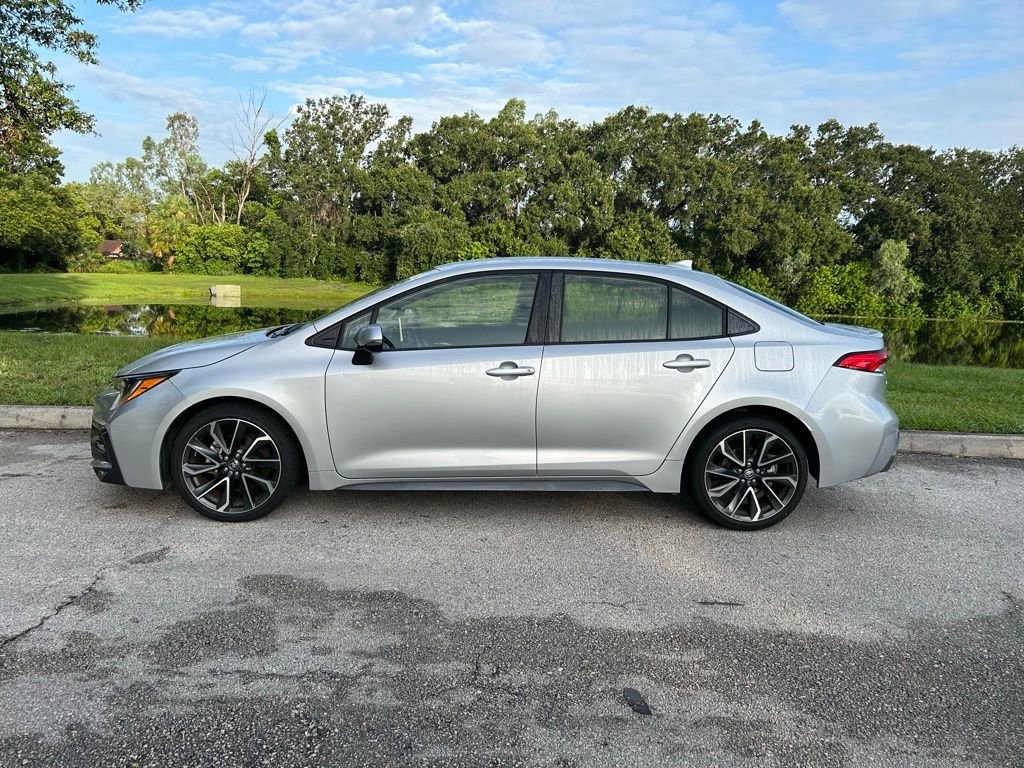 Certified 2021 Toyota Corolla SE with VIN JTDS4MCE6MJ080500 for sale in Orlando, FL