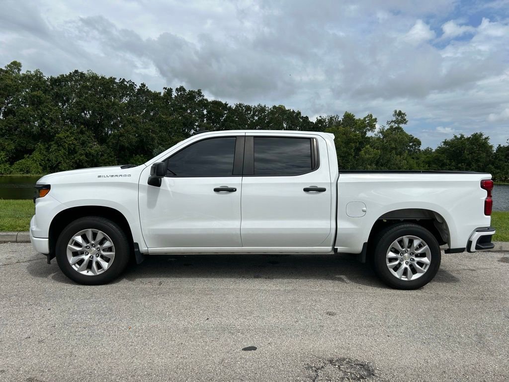 Used 2022 Chevrolet Silverado 1500 Custom with VIN 3GCPABEK9NG528642 for sale in Orlando, FL