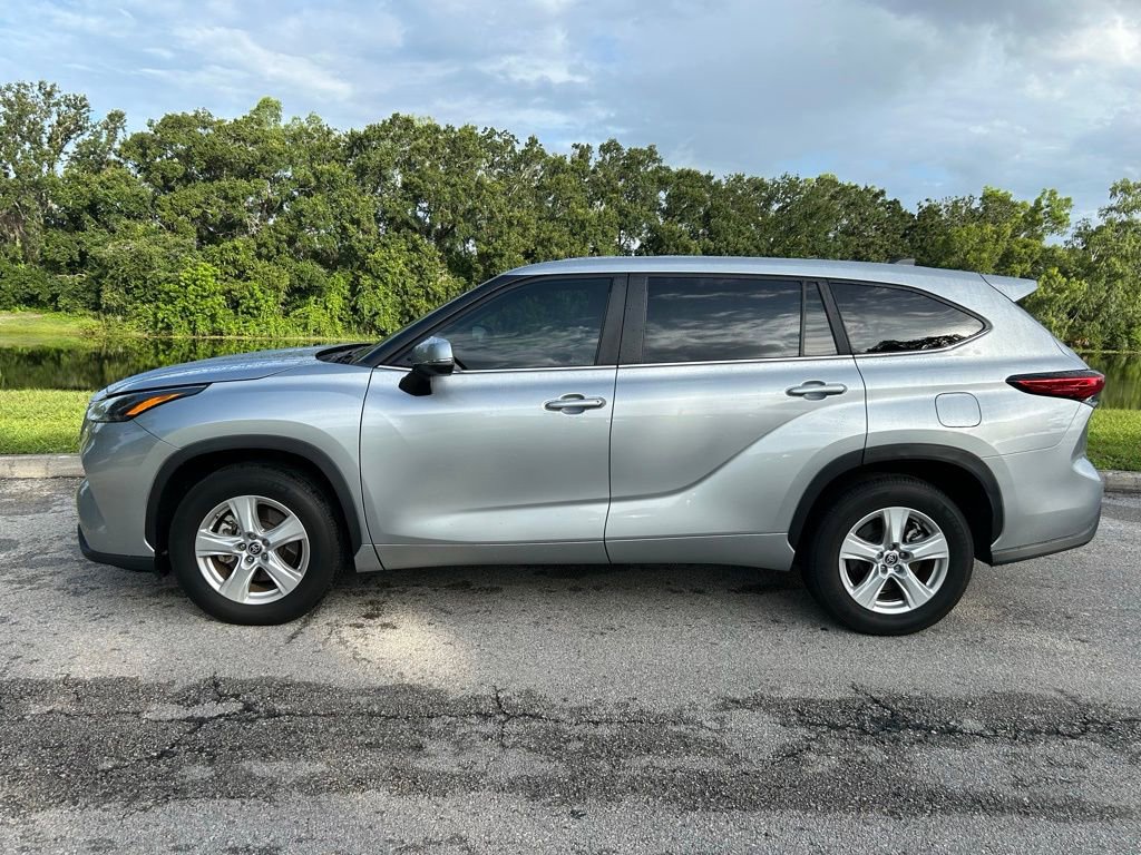 Certified 2023 Toyota Highlander LE with VIN 5TDKDRAH1PS029682 for sale in Orlando, FL