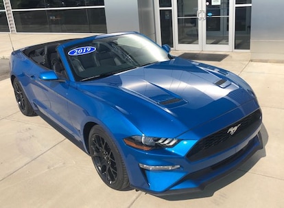 New 2019 Ford Mustang Convertible Velocity Blue For Sale In