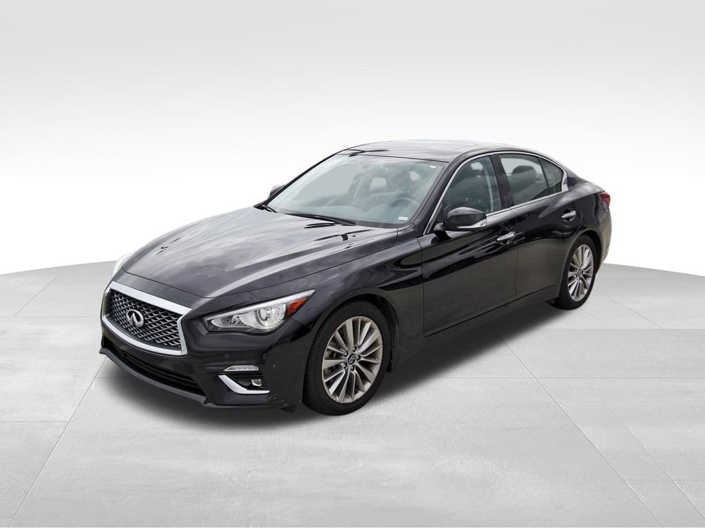 Used 2022 INFINITI Q50 LUXE with VIN JN1EV7BPXNM311643 for sale in Houston, TX