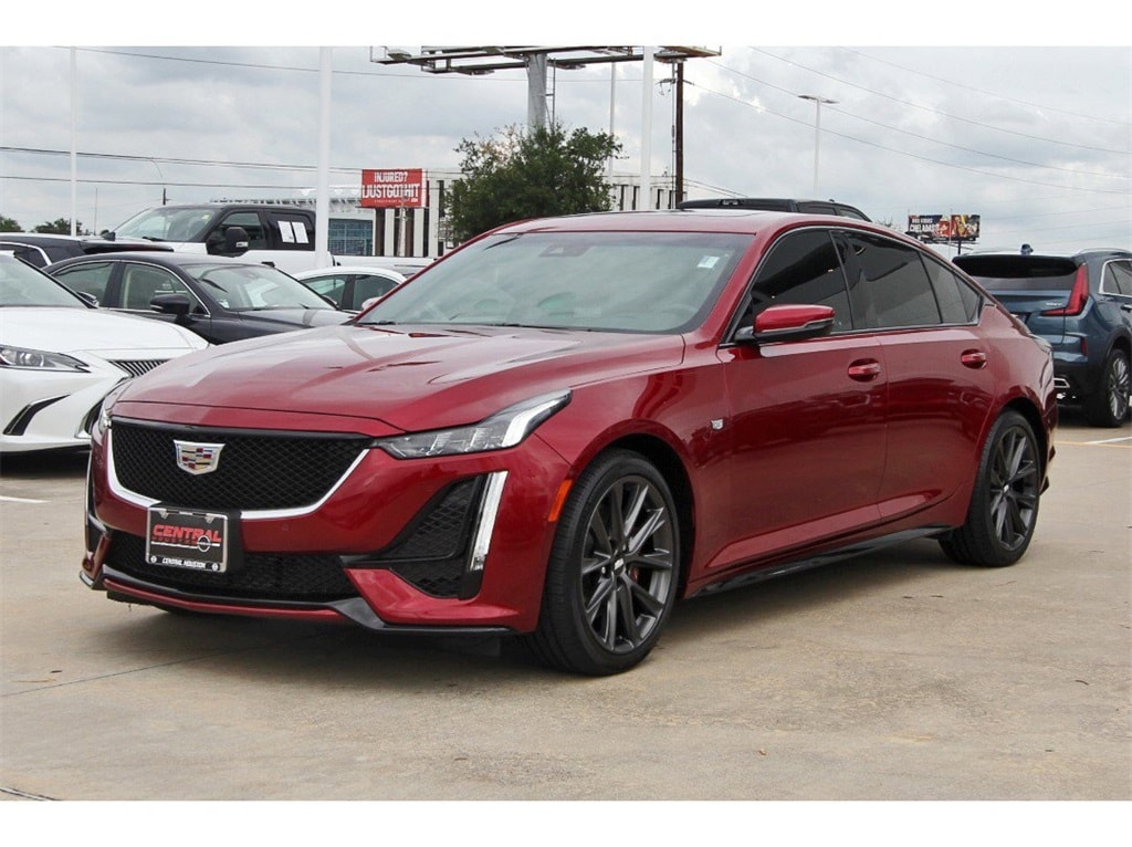 Used 2024 Cadillac CT5 Sport with VIN 1G6DP5RK7R0118268 for sale in Houston, TX