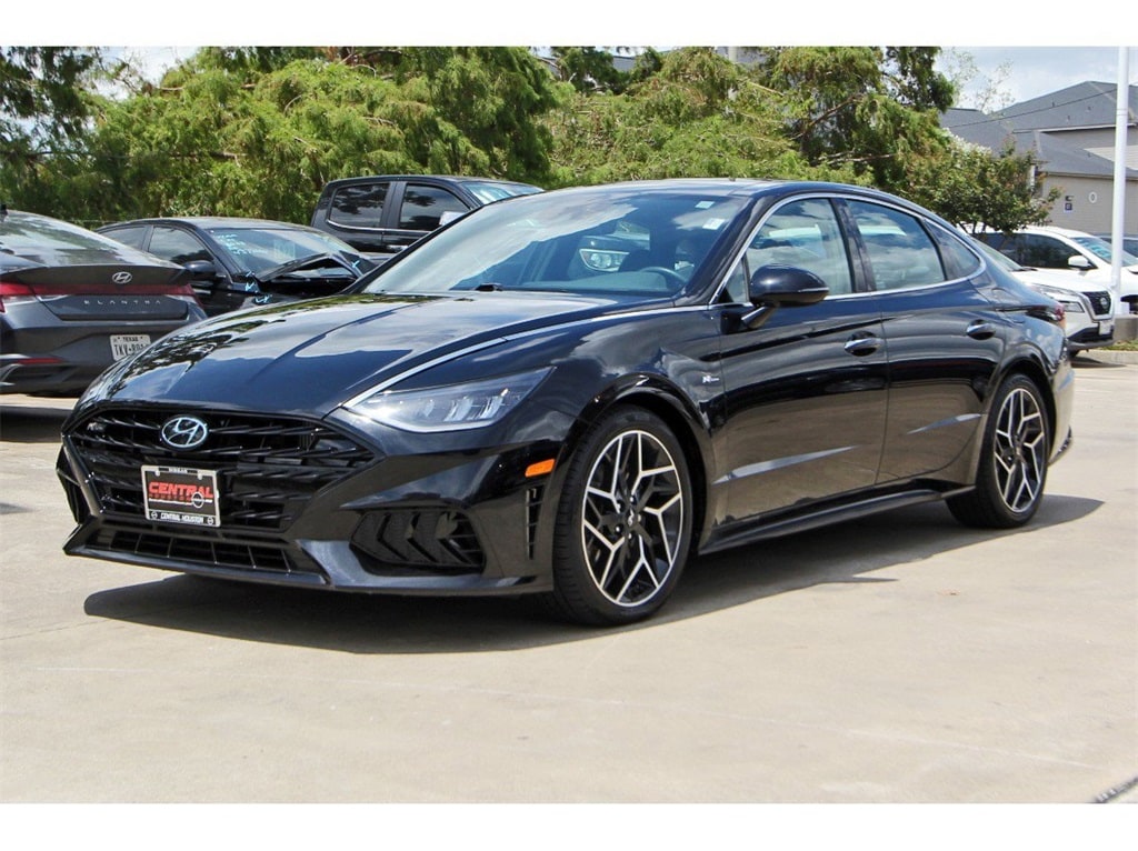 Used 2021 Hyundai Sonata N Line with VIN 5NPEK4JC7MH114280 for sale in Houston, TX