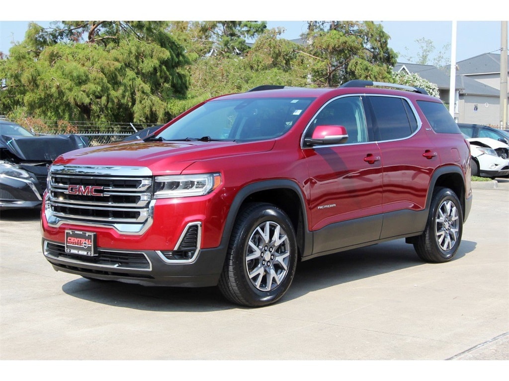 Used 2023 GMC Acadia SLT with VIN 1GKKNML46PZ113154 for sale in Houston, TX