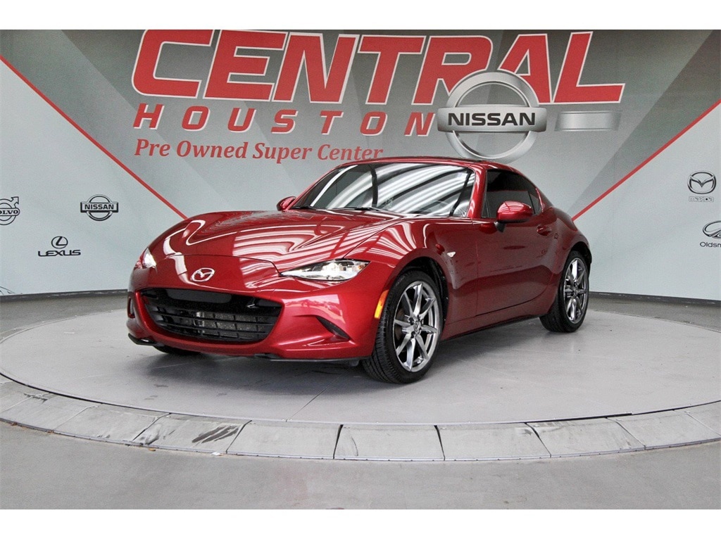Used 2021 Mazda MX-5 Miata RF Grand Touring with VIN JM1NDAM78M0451643 for sale in Houston, TX