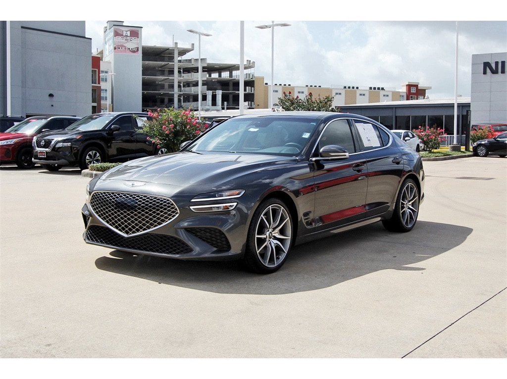 Used 2022 GENESIS G70 Standard with VIN KMTG34TA6NU099779 for sale in Houston, TX