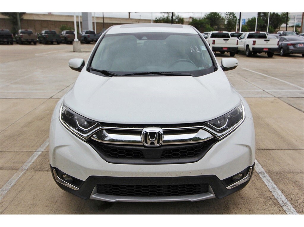 Used 2019 Honda CR-V EX-L with VIN 7FARW1H8XKE027981 for sale in Houston, TX