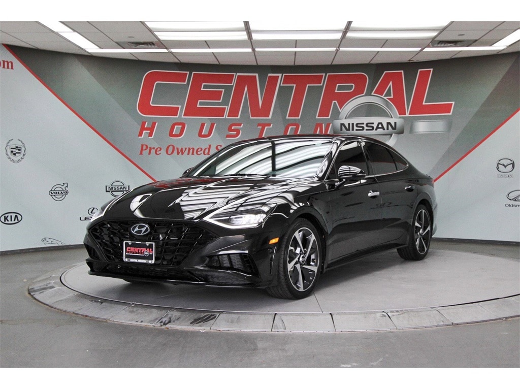 Used 2021 Hyundai Sonata SEL Plus with VIN 5NPEJ4J29MH091708 for sale in Houston, TX