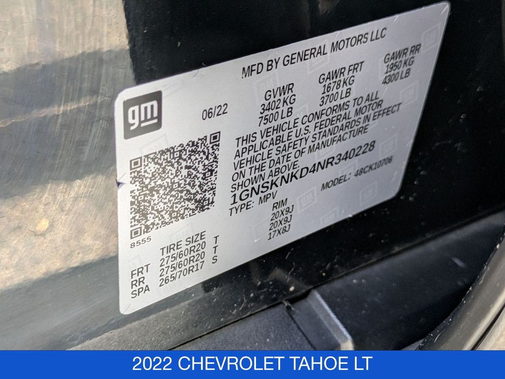 2022 Chevrolet Tahoe LT - Photo 41