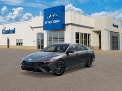 2026 Hyundai Elantra Hybrid Blue Sedan