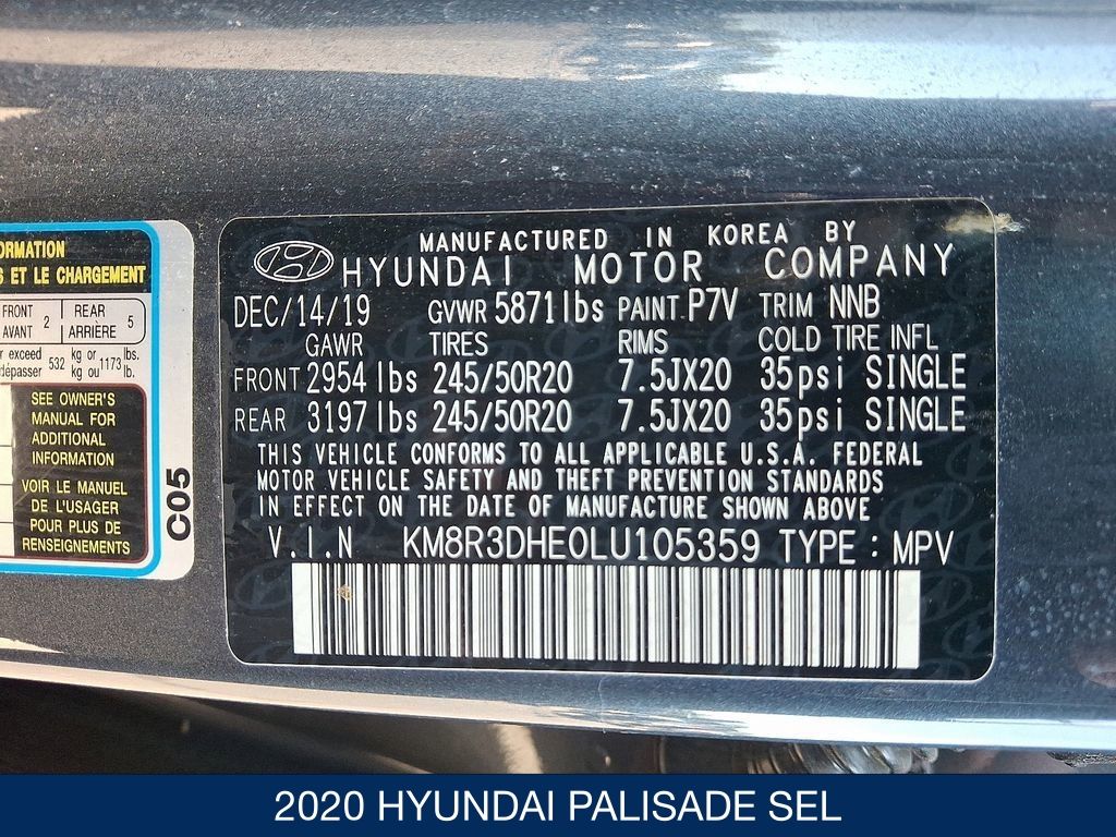2020 Hyundai Palisade SEL - Photo 28