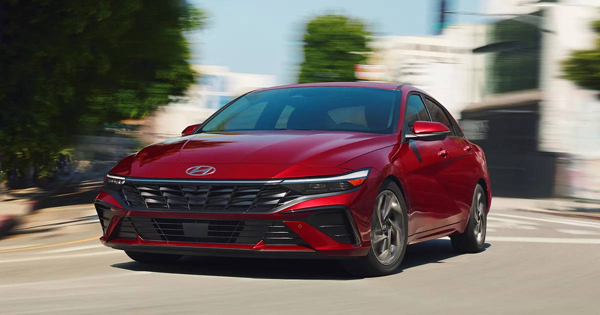 2024 Hyundai Elantra driving