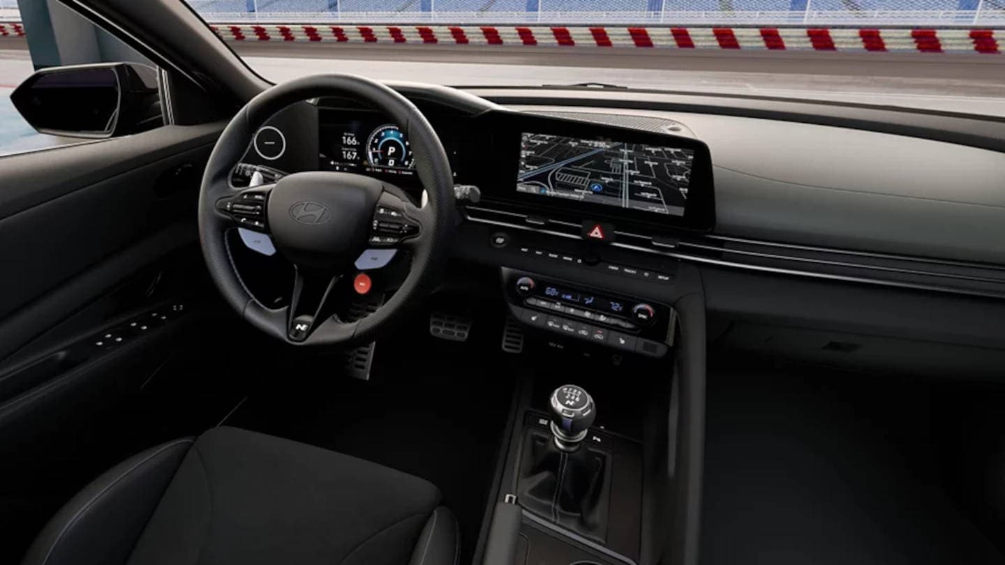 2025 Hyundai Elantra N interior