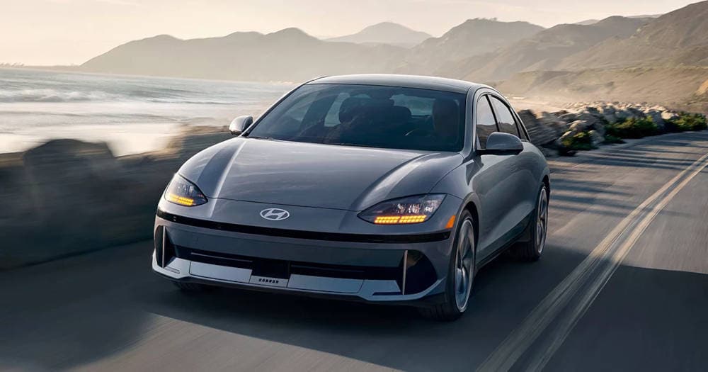 2024 Hyundai Ioniq 6 driving