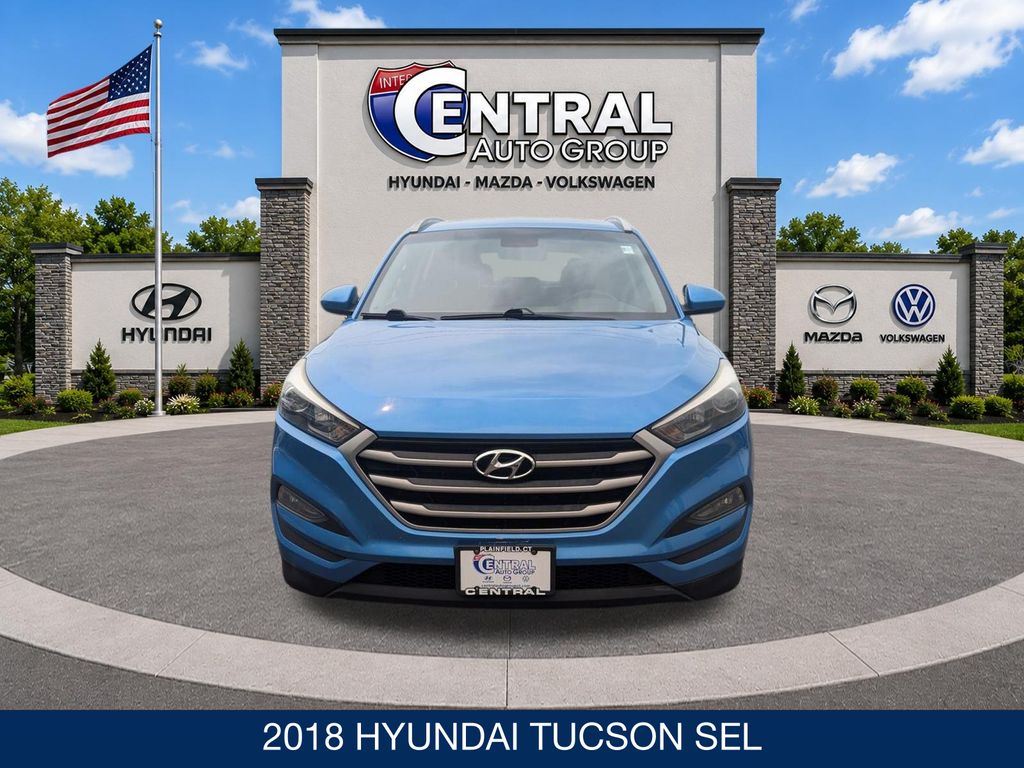Used 2018 Hyundai Tucson SEL with VIN KM8J3CA41JU738927 for sale in Plainfield, CT