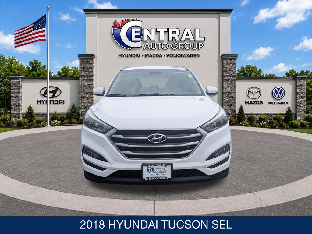 Used 2018 Hyundai Tucson SEL with VIN KM8J33A4XJU679666 for sale in Plainfield, CT