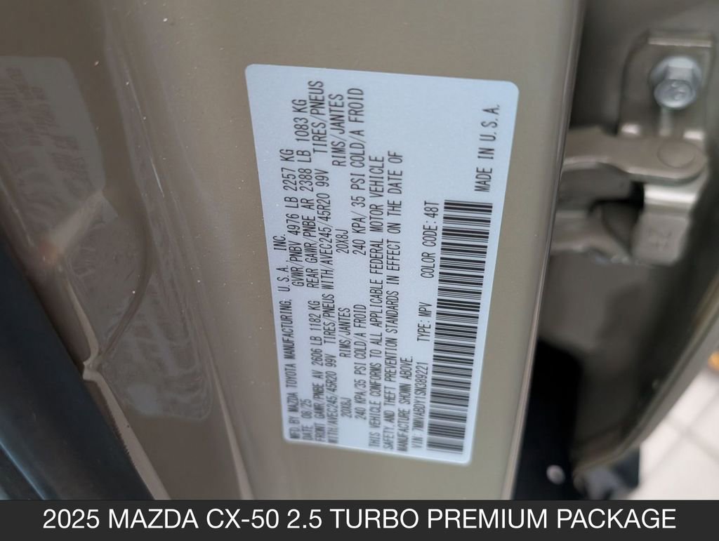 2025 Mazda CX-50 Premium - Photo 23