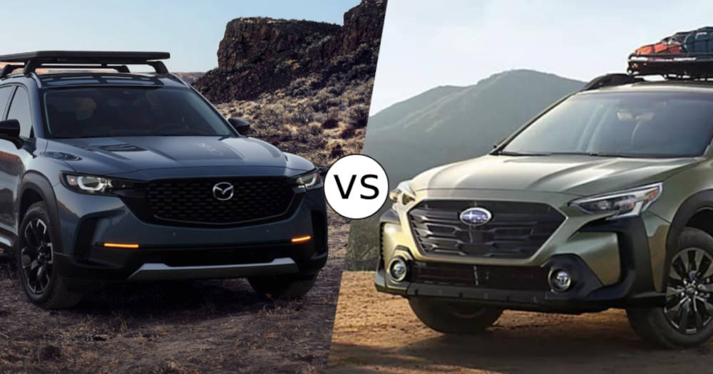 Picture of Mazda CX-50 vs a Subaru Outback