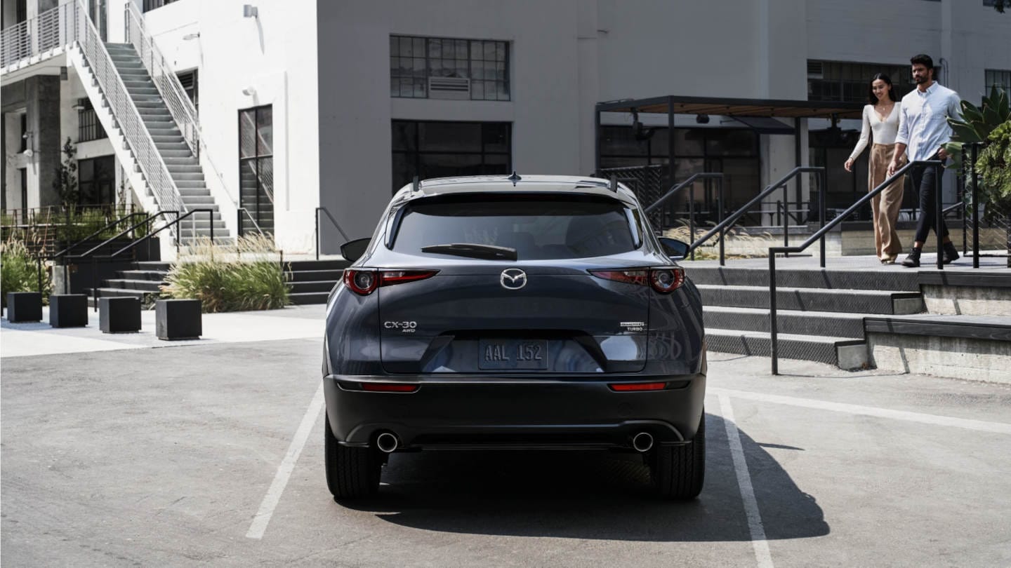 2025 Mazda CX-30 Carbon Edition parked rear view