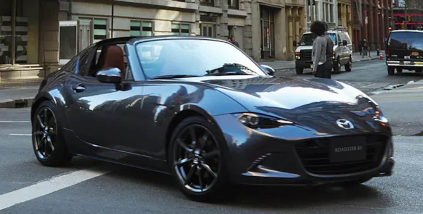 2022 Mazda MX-5 Miata parked in the city