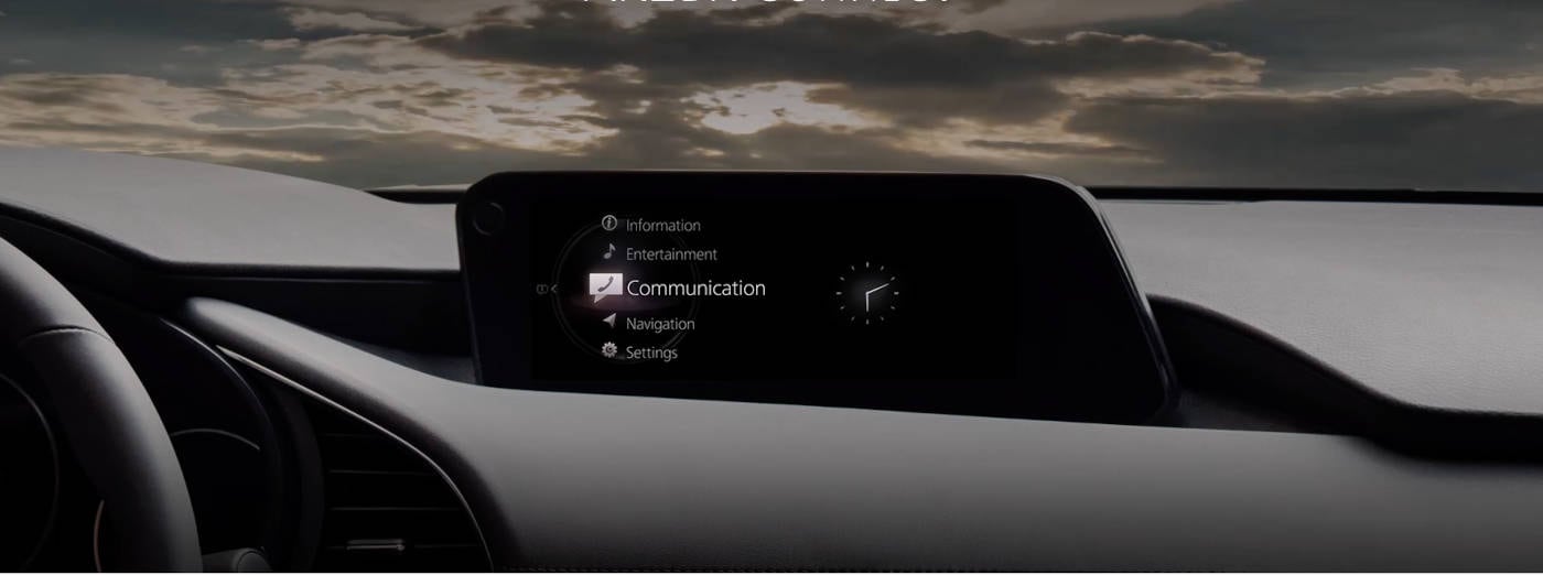 Mazda dashboard with Infotainment System