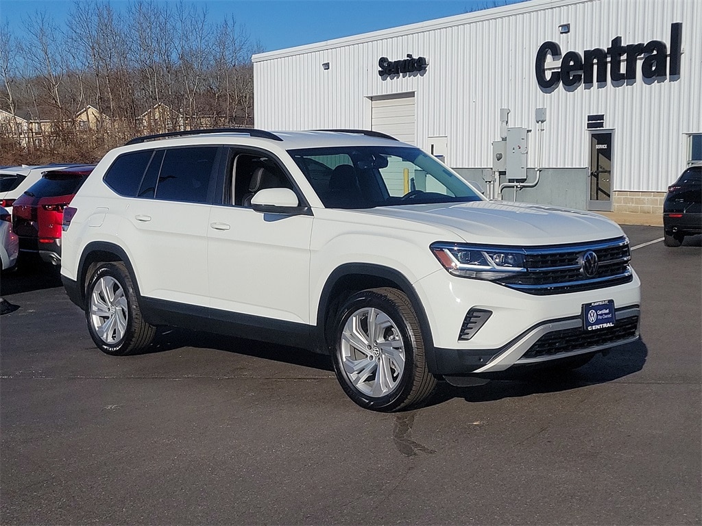 Used 2023 Volkswagen Atlas SE w/Tech with VIN 1V2HR2CA0PC522997 for sale in Plainfield, CT