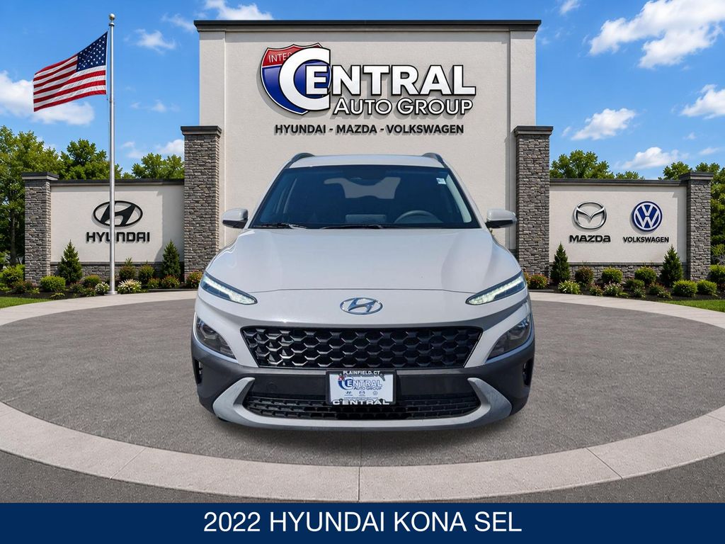 Used 2022 Hyundai Kona SEL with VIN KM8K6CAB5NU913017 for sale in Plainfield, CT