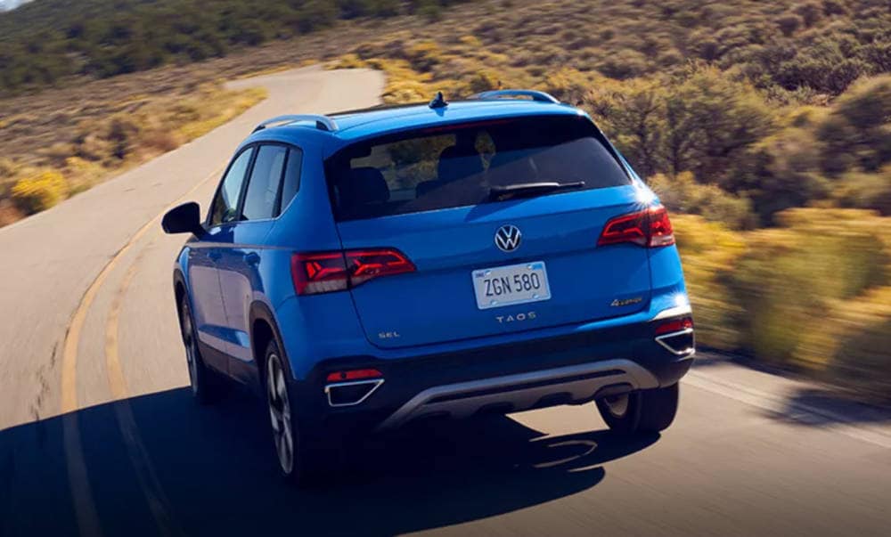 Volkswagen Taos driving