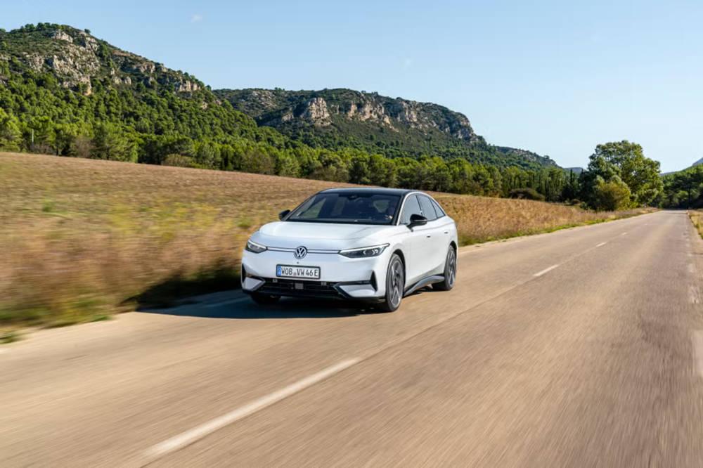 2024 Volkswagen ID.7 driving