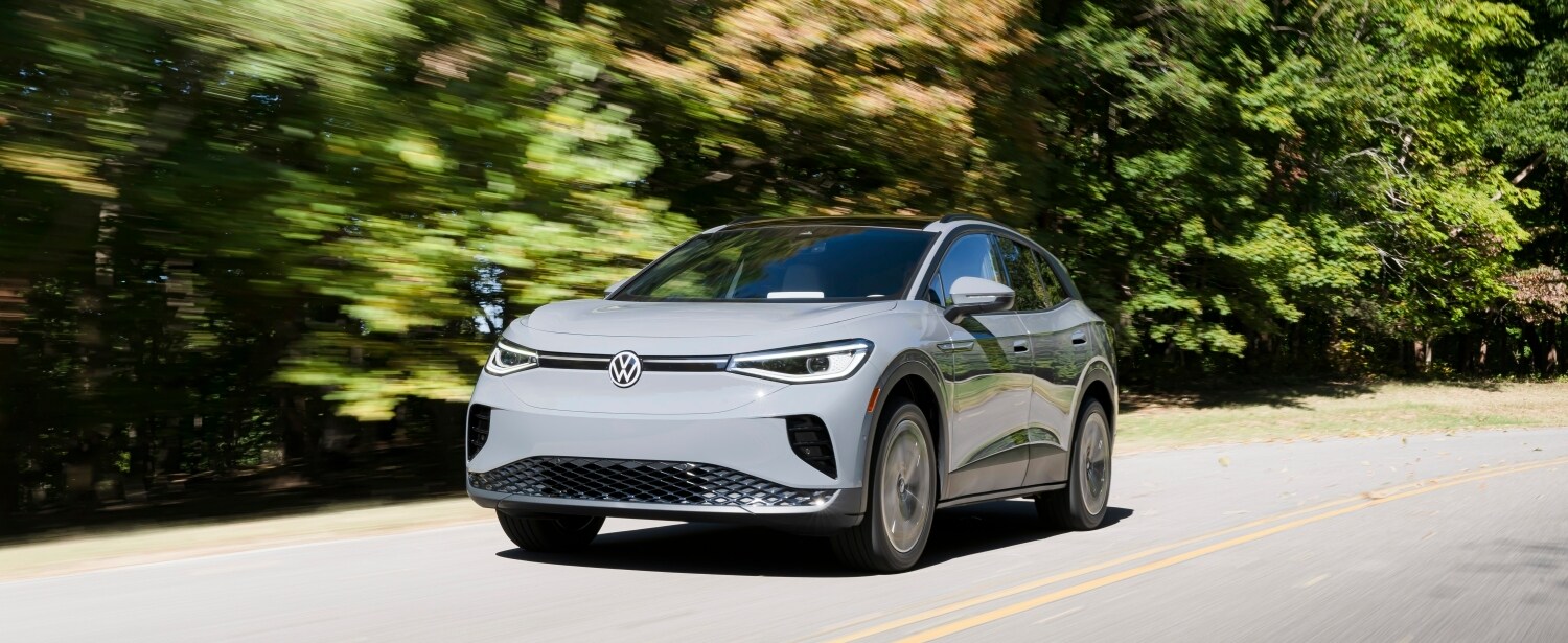2024 Volkswagen id4 driving fast