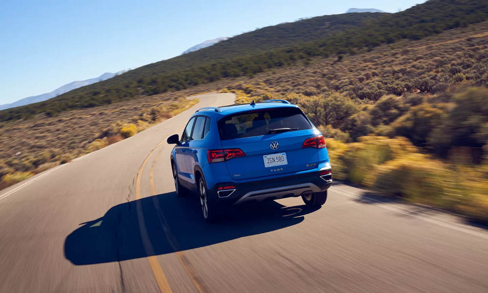 2024 Volkswagen Taos driving