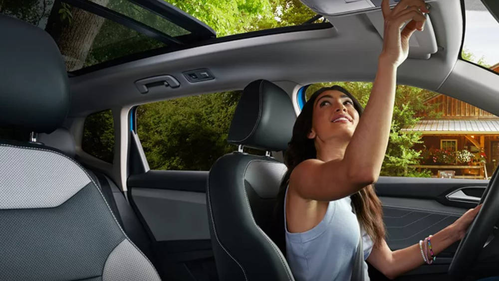 Volkswagen Taos driving