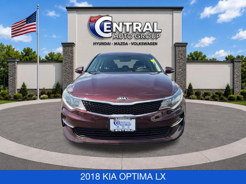 Used 2018 Kia Optima LX with VIN 5XXGT4L34JG272425 for sale in Plainfield, CT