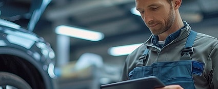 vermont-inspection-avip-tech-a.jpg A technician using a tablet to perform a VSI in Vermont.