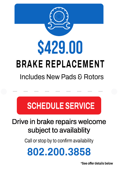 Customers get a great price on truck brake repairs at Central Vermont Auto Mart in Montpelier.