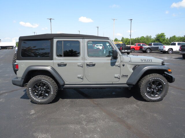 Used 2023 Jeep Wrangler 4-Door Willys with VIN 1C4HJXDN9PW500146 for sale in Wentzville, MO