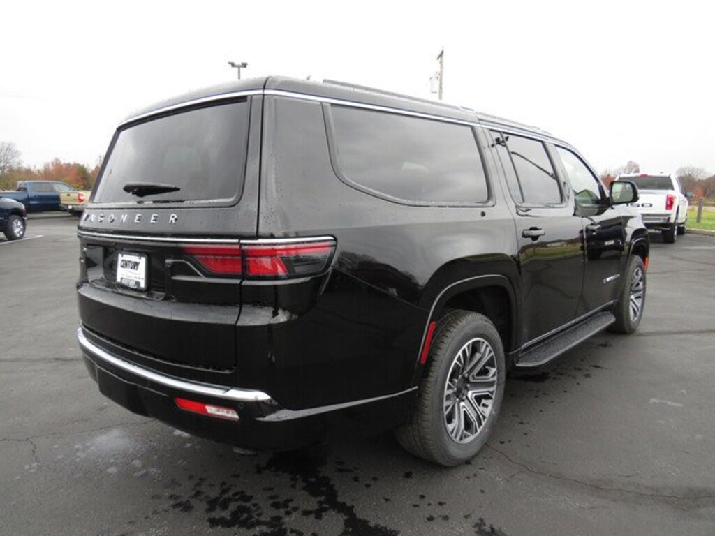 New 2024 Diamond Black Crystal Pearlcoat Jeep Wagoneer L 4X4 For Sale