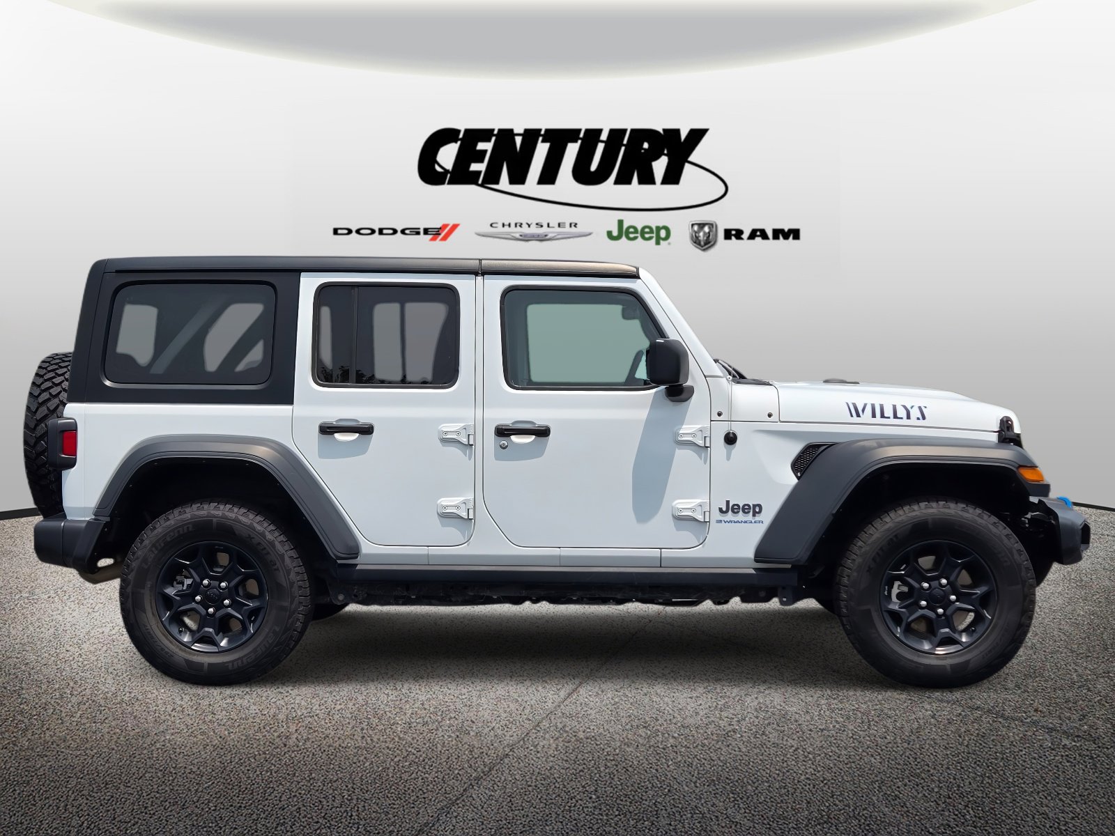 Used 2023 Jeep Wrangler 4xe Willys 4XE with VIN 1C4JJXN60PW646461 for sale in Wentzville, MO