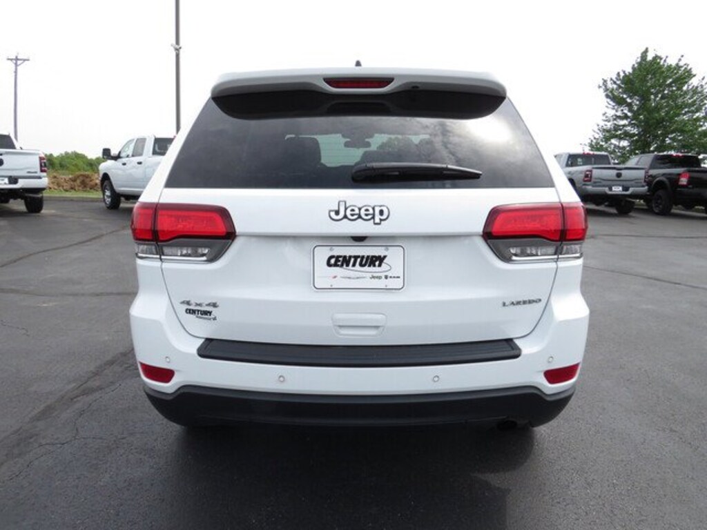 Used 2020 Bright White Clearcoat Jeep Grand Cherokee Laredo E For Sale