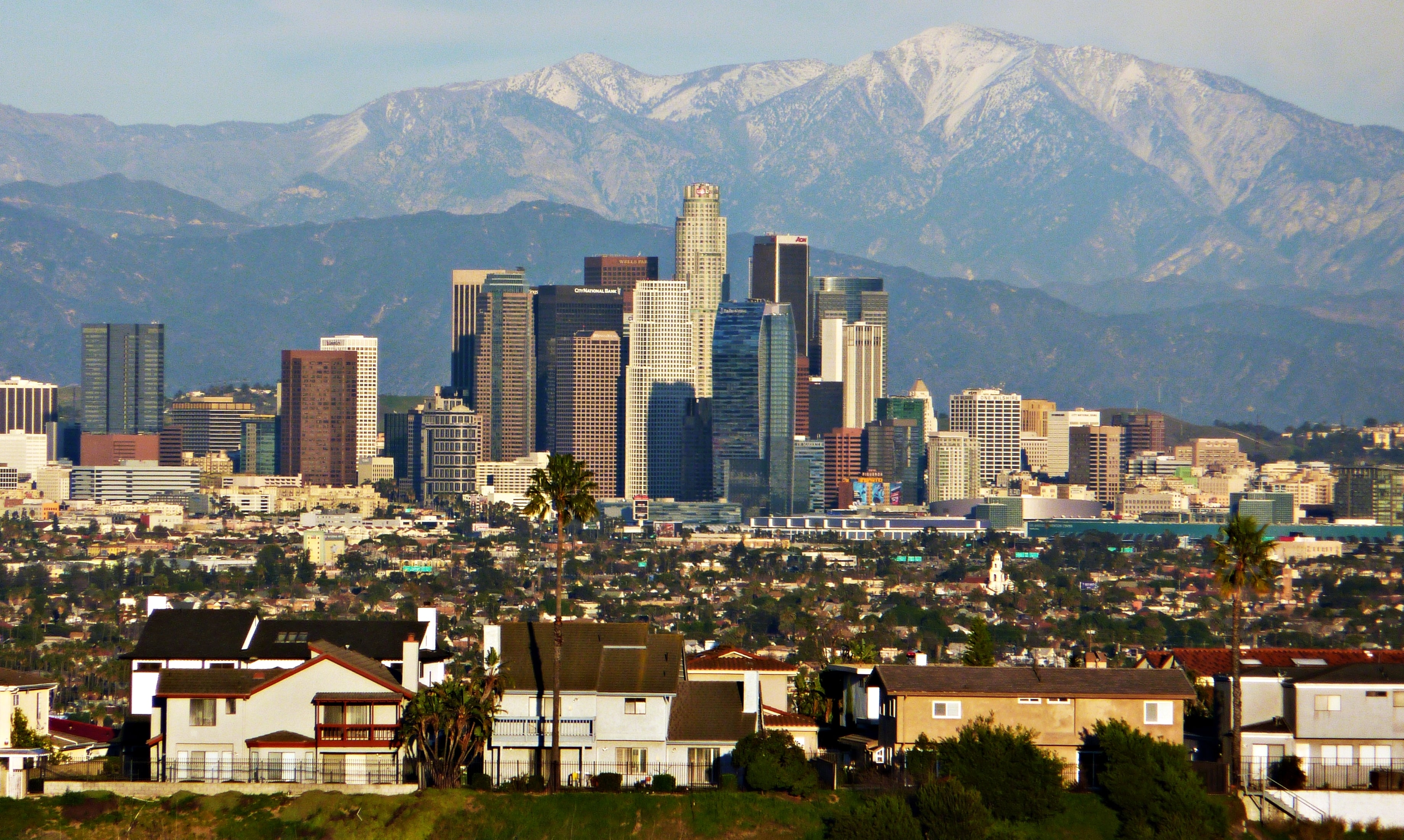Los Angeles Skyline telephoto