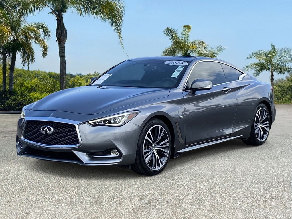 Used 2018 INFINITI Q60 3.0t LUXE Coupe