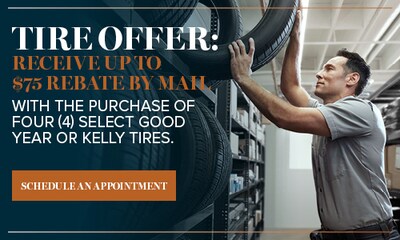 Tire Offer: Receive Up To $75 Rebate By Mail Tire Offer: Receive Up To $75 Rebate By Mail