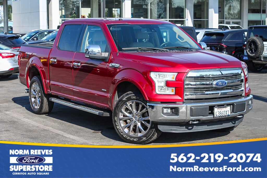 Used 2016 Ford F-150 Lariat Crew Cab Short Bed Truck